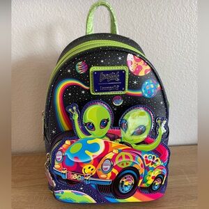 Lisa Frank x Loungefly Cosmic Alien Ride Mini Backpack – Zoomer & Zorbit 🌈👽